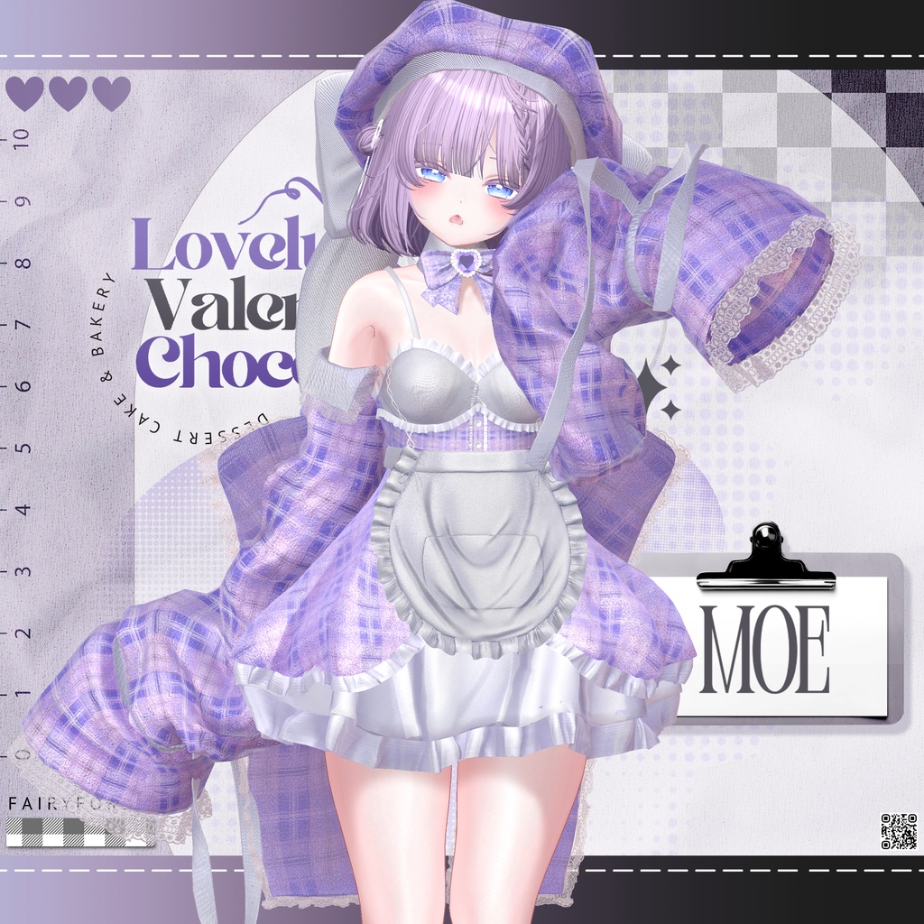 ♥【8アバター対応】Lovely Valen Chocolate Set Up