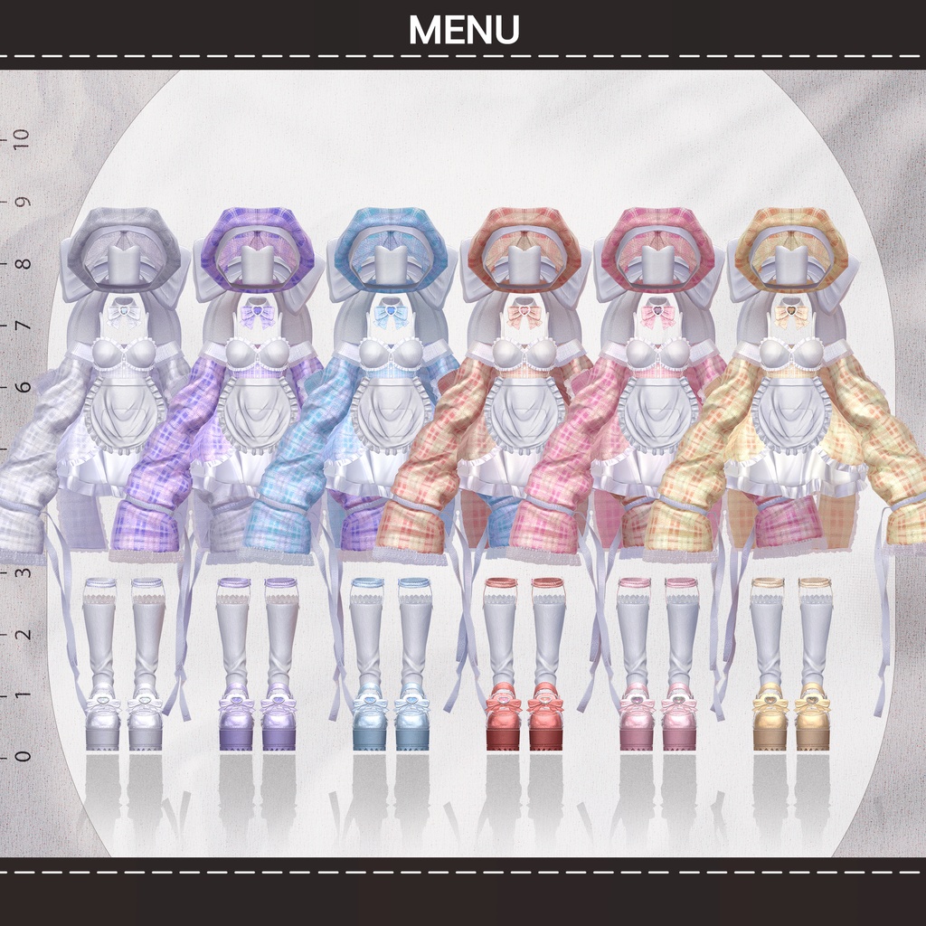 ♥【8アバター対応】Lovely Valen Chocolate Set Up