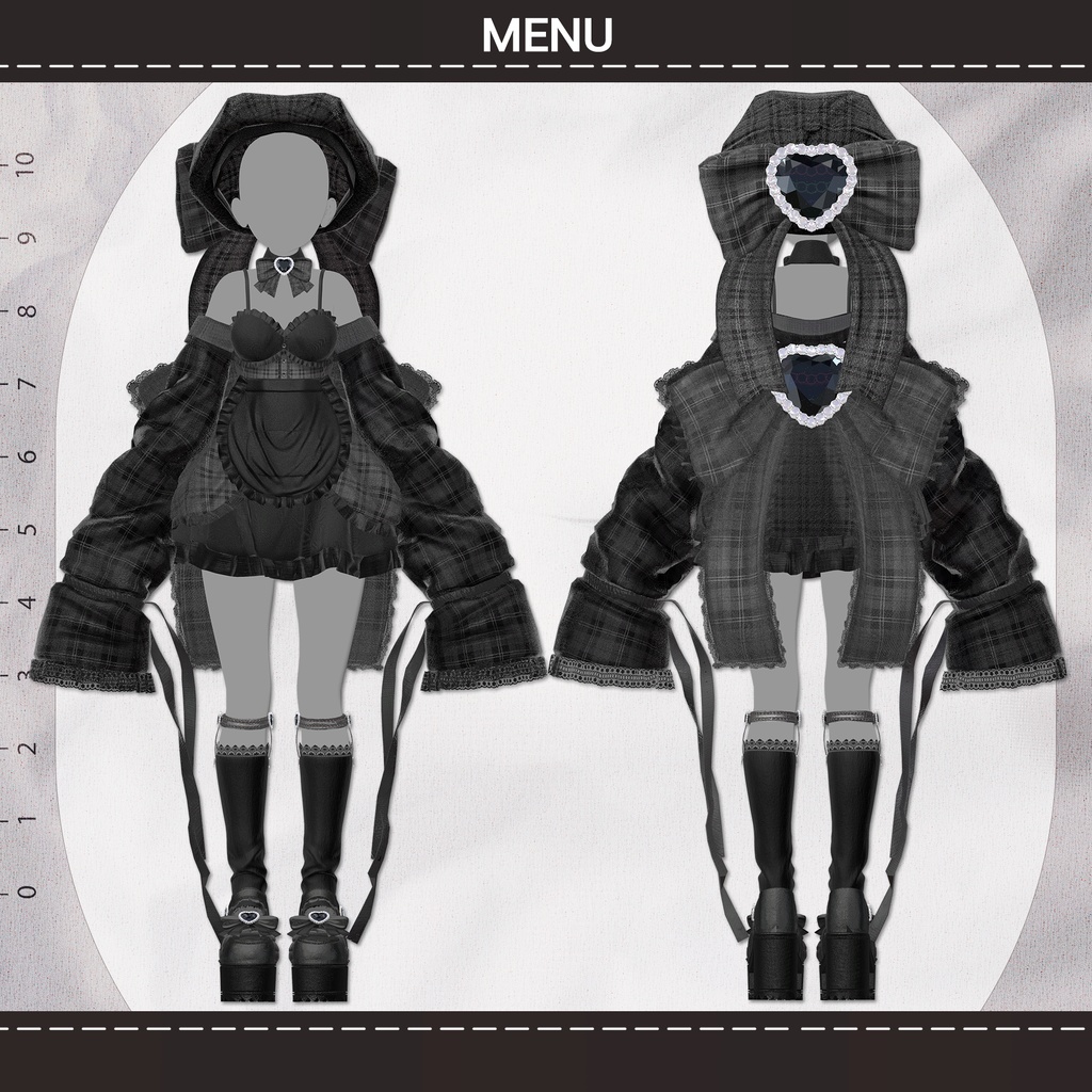 ♥【8アバター対応】Lovely Valen Chocolate Set Up