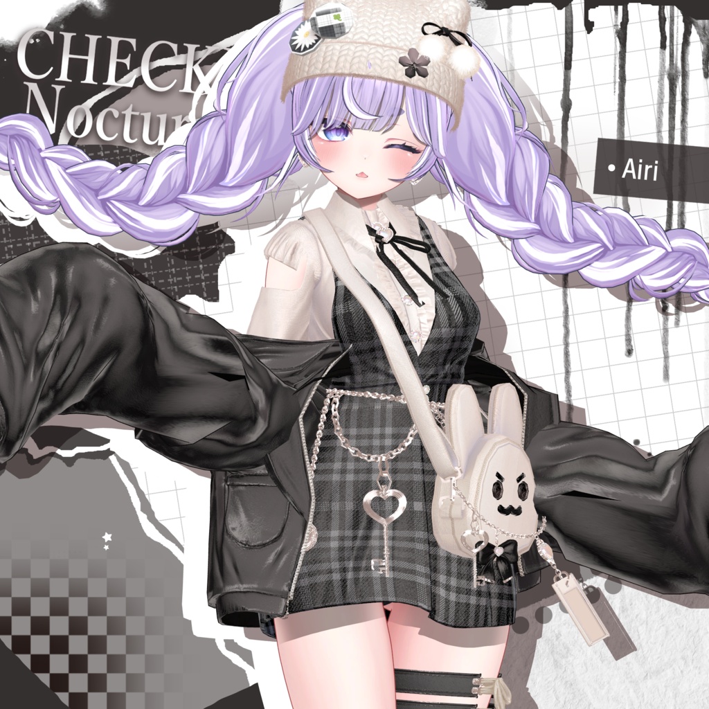 【7アバター対応】Checkered Nocturne【50% Sale!!】