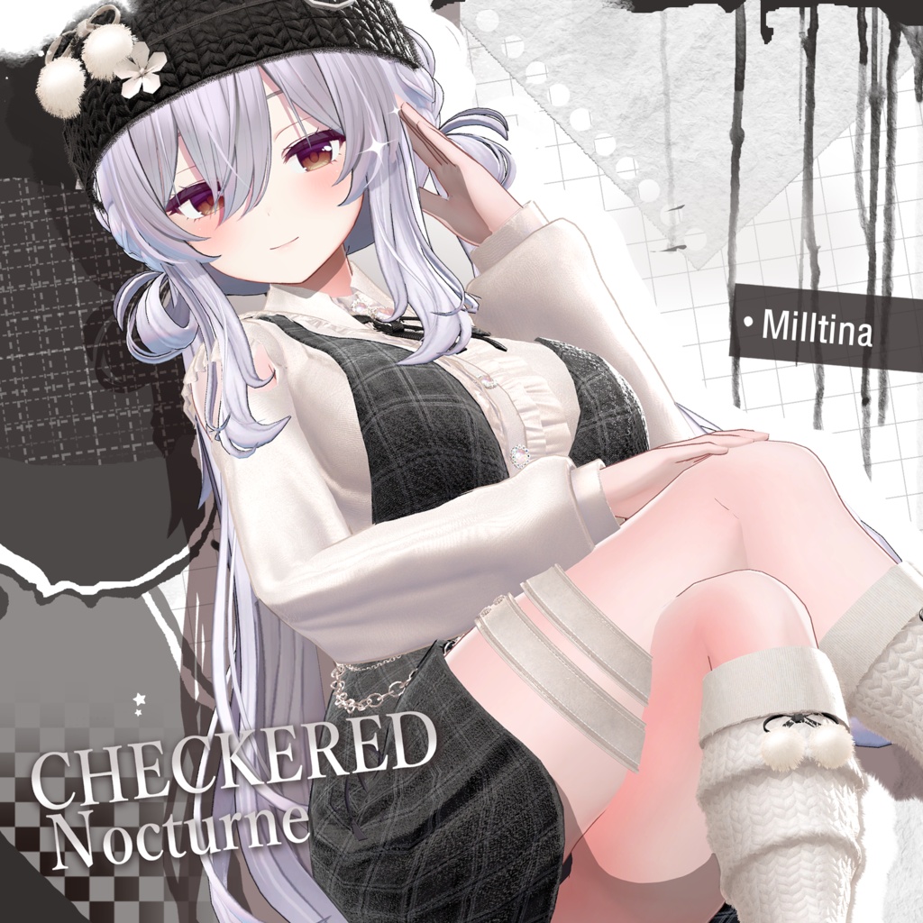 【7アバター対応】Checkered Nocturne【50% Sale!!】