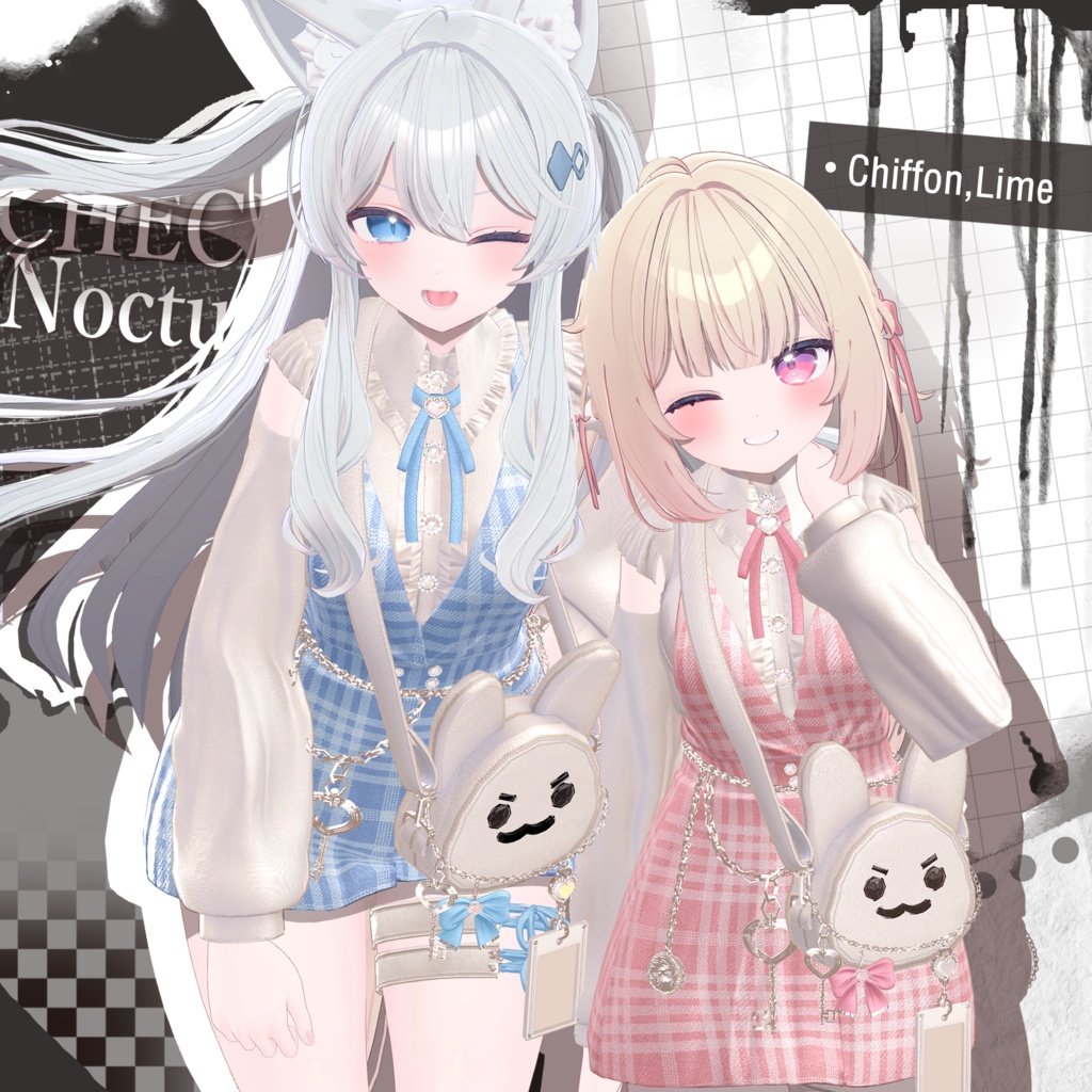 【7アバター対応】Checkered Nocturne【50% Sale!!】