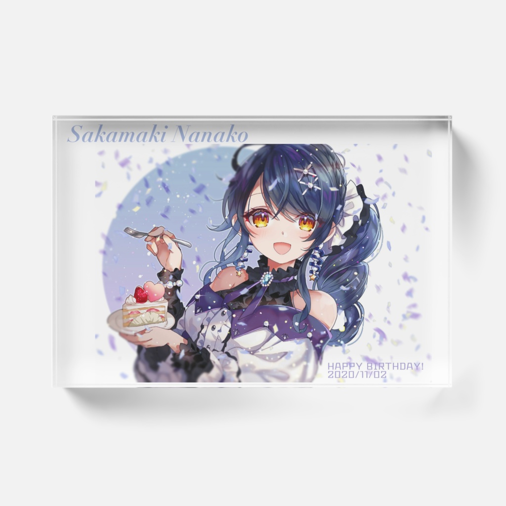 二周年アクリルブロック