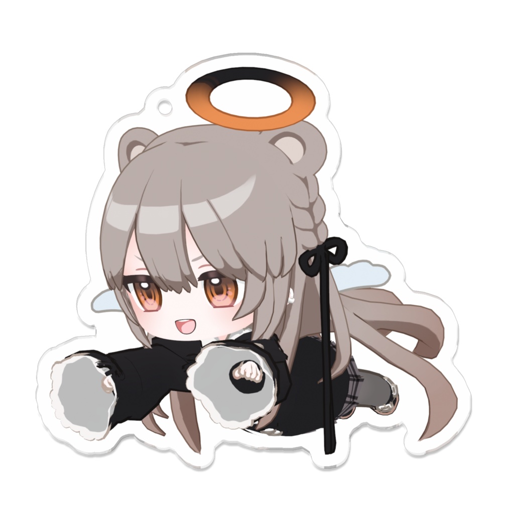 くまのにいちびキャラver. アクリルキーホルダー