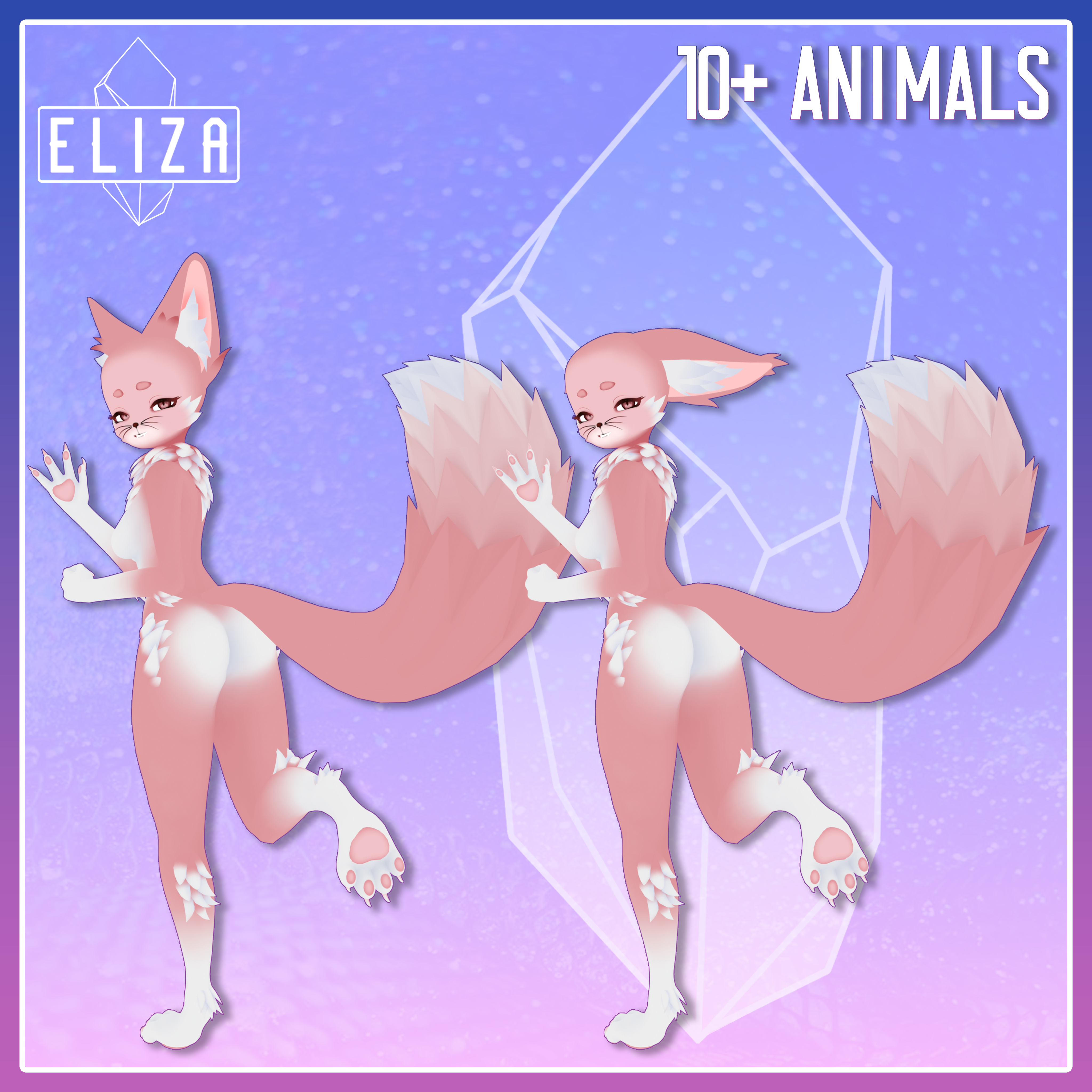 Fuzzy Base V2 [VRChat Base Model] - ElizaByteVR - BOOTH