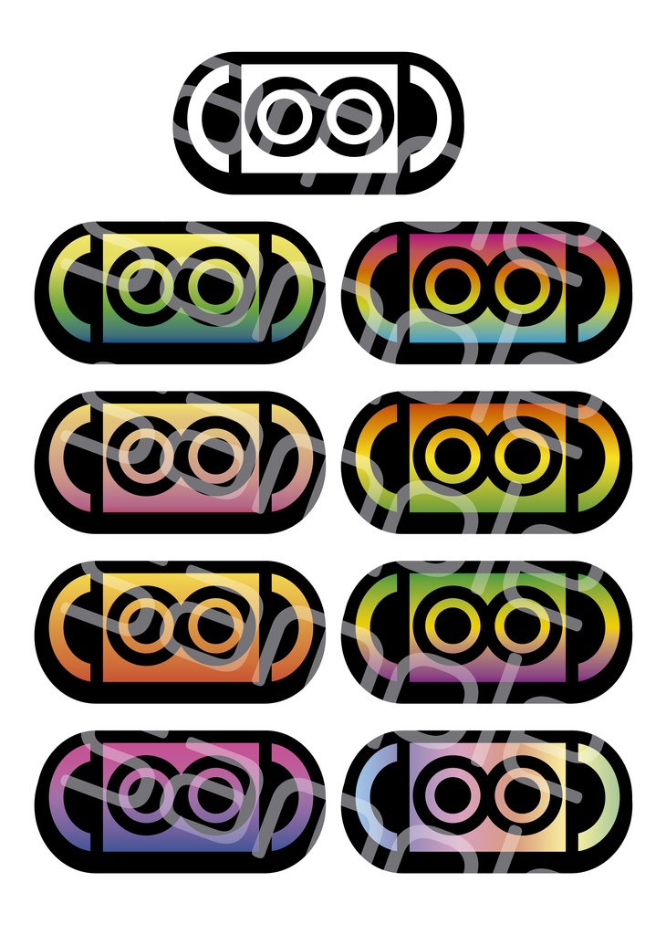 −MASUKUN−〈グラデ:緑黄〉キーホルダー