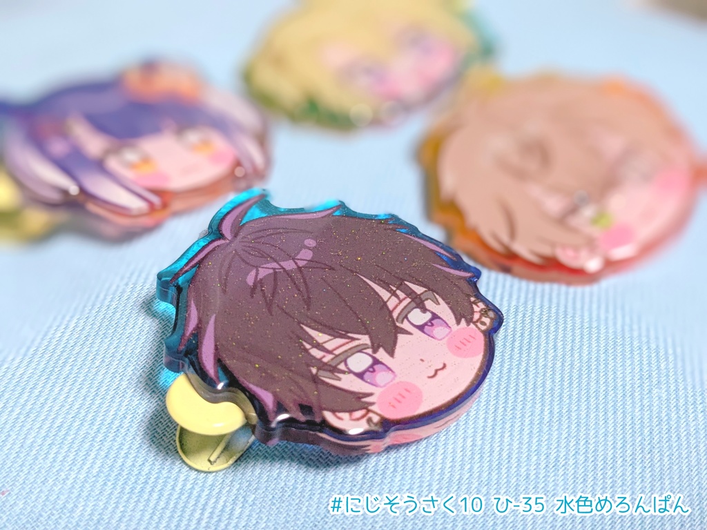 およ家 アクリルヘアクリップ