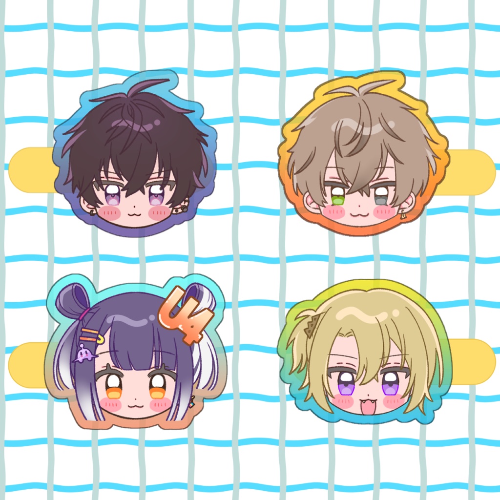およ家 アクリルヘアクリップ