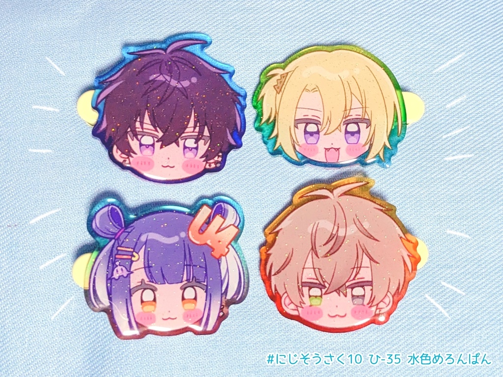 およ家 アクリルヘアクリップ