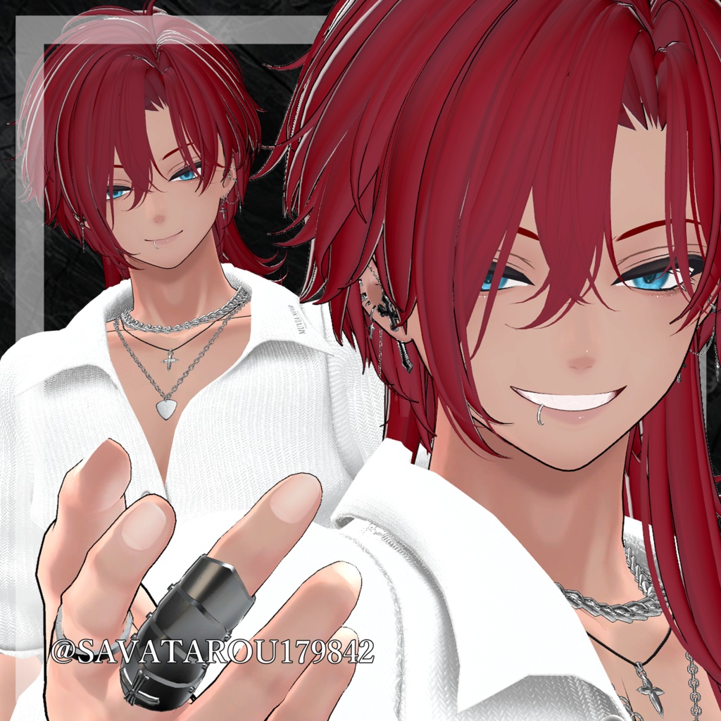 【狛乃/Komano専用】褐色メイクテクスチャ+EyeTexture