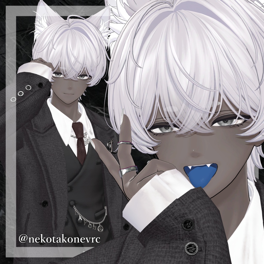 【狛乃/Komano専用】褐色メイクテクスチャ+EyeTexture