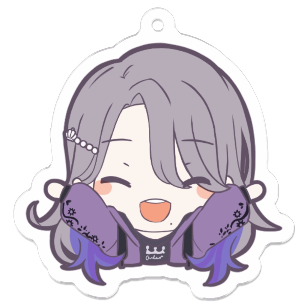 【皇黒夢】アクリルキーホルダー (スタンプイラスト)