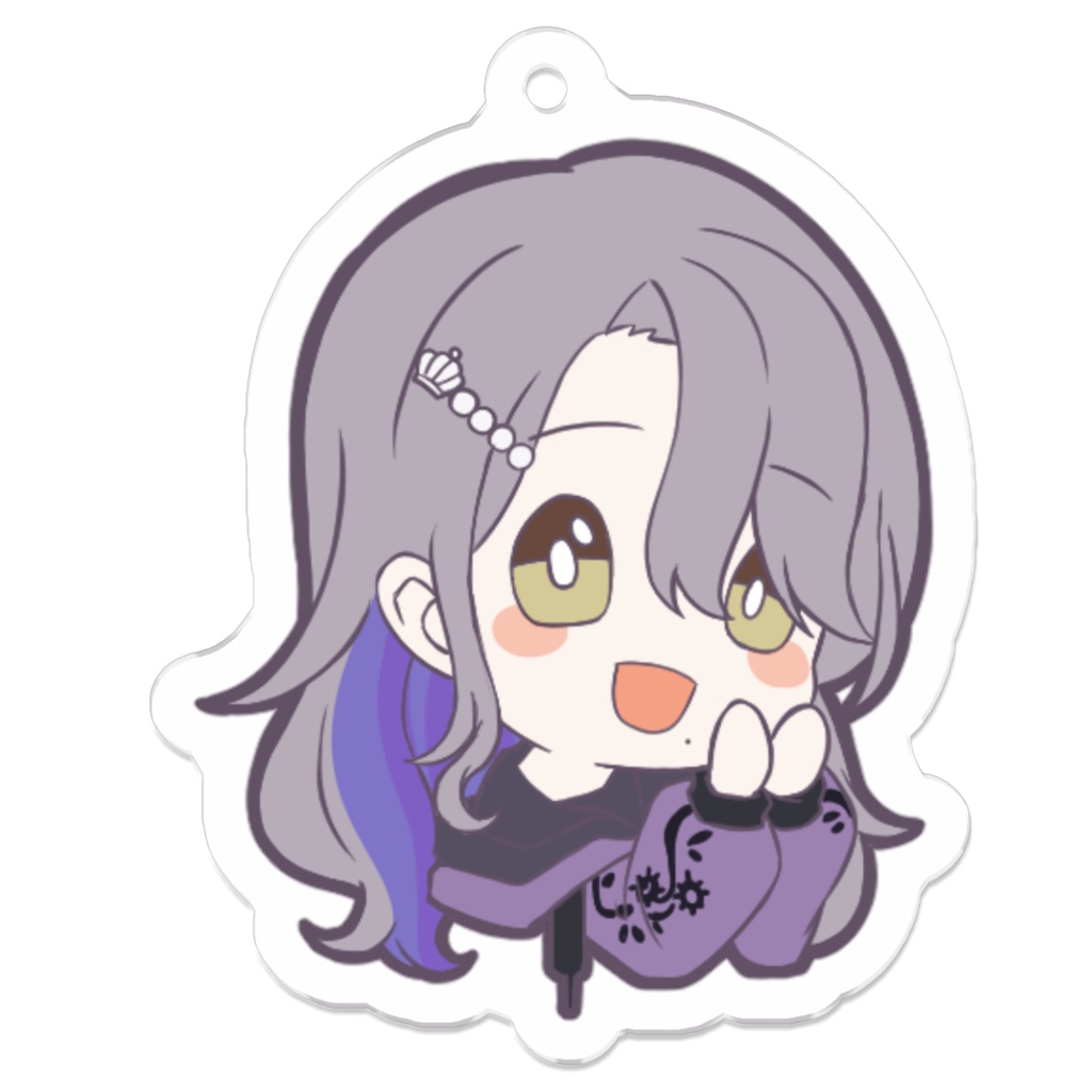 【皇黒夢】アクリルキーホルダー (スタンプイラスト)