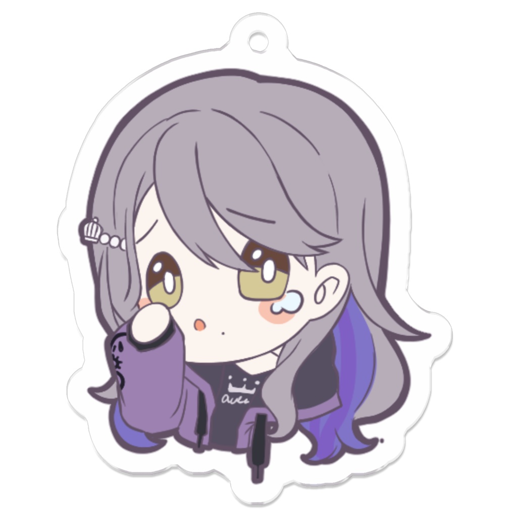 【皇黒夢】アクリルキーホルダー (スタンプイラスト)