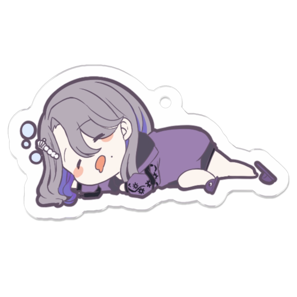 【皇黒夢】アクリルキーホルダー (スタンプイラスト)