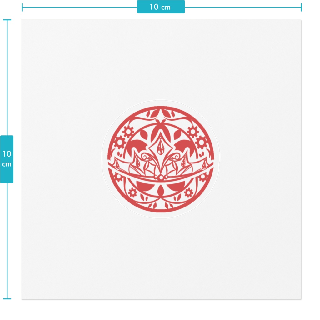 【皇黒夢】バッジステッカー
