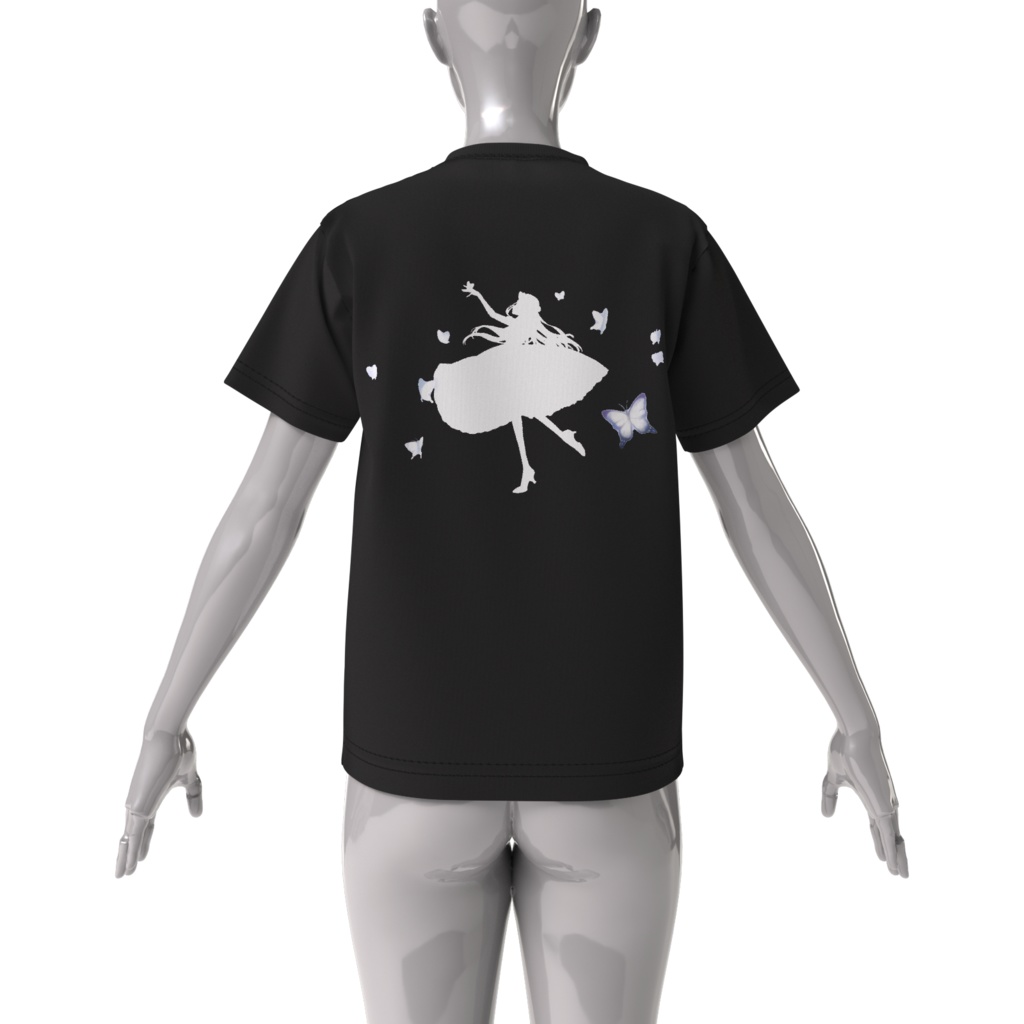 【皇黒夢】月のワルツビッグシルエットTシャツ