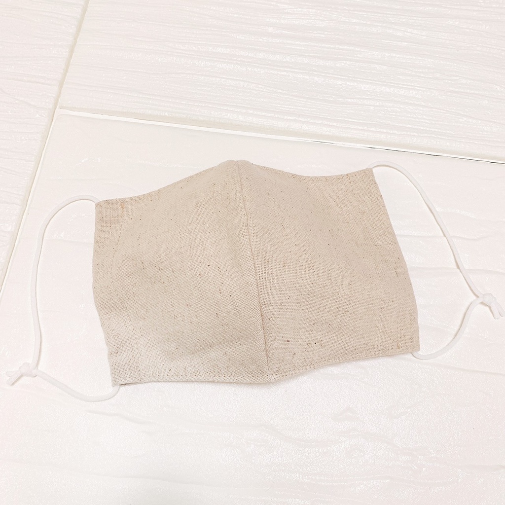 立体布マスク【無地・ナチュラル】