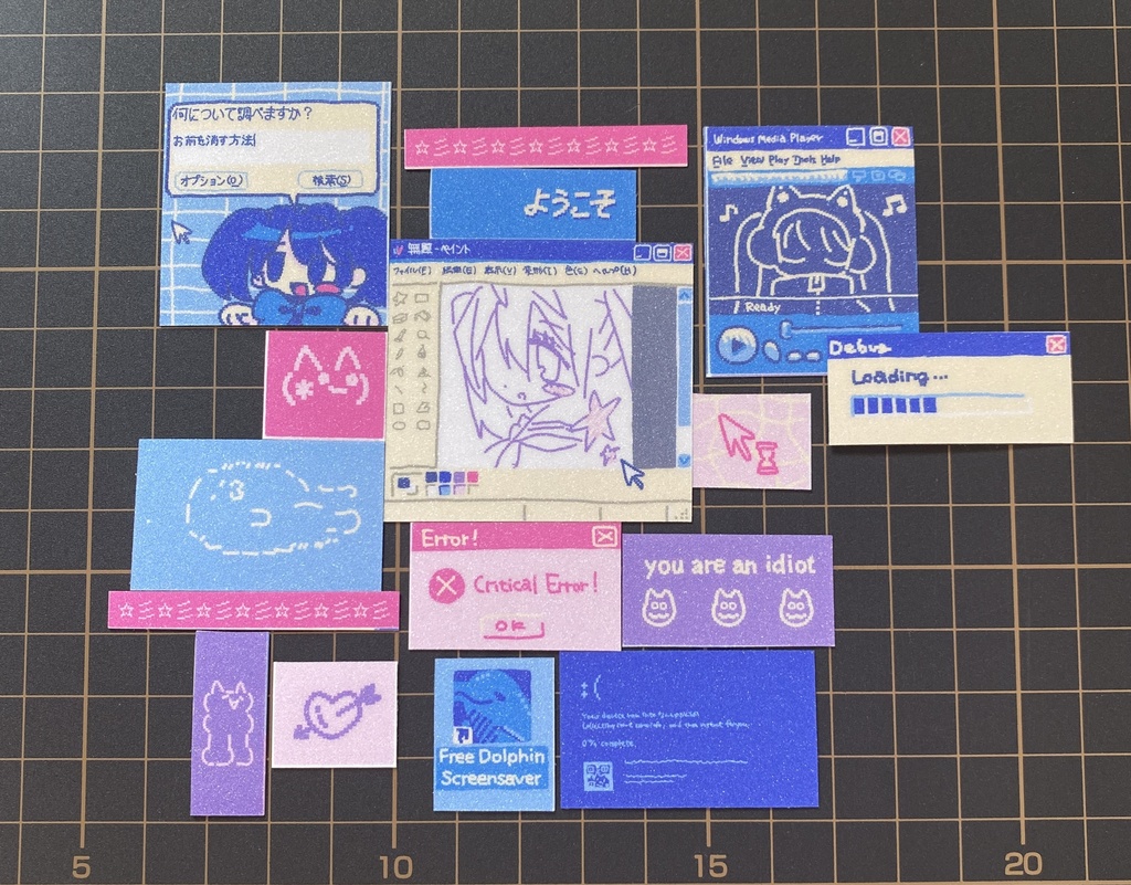 desktopbuddy ステッカーセット