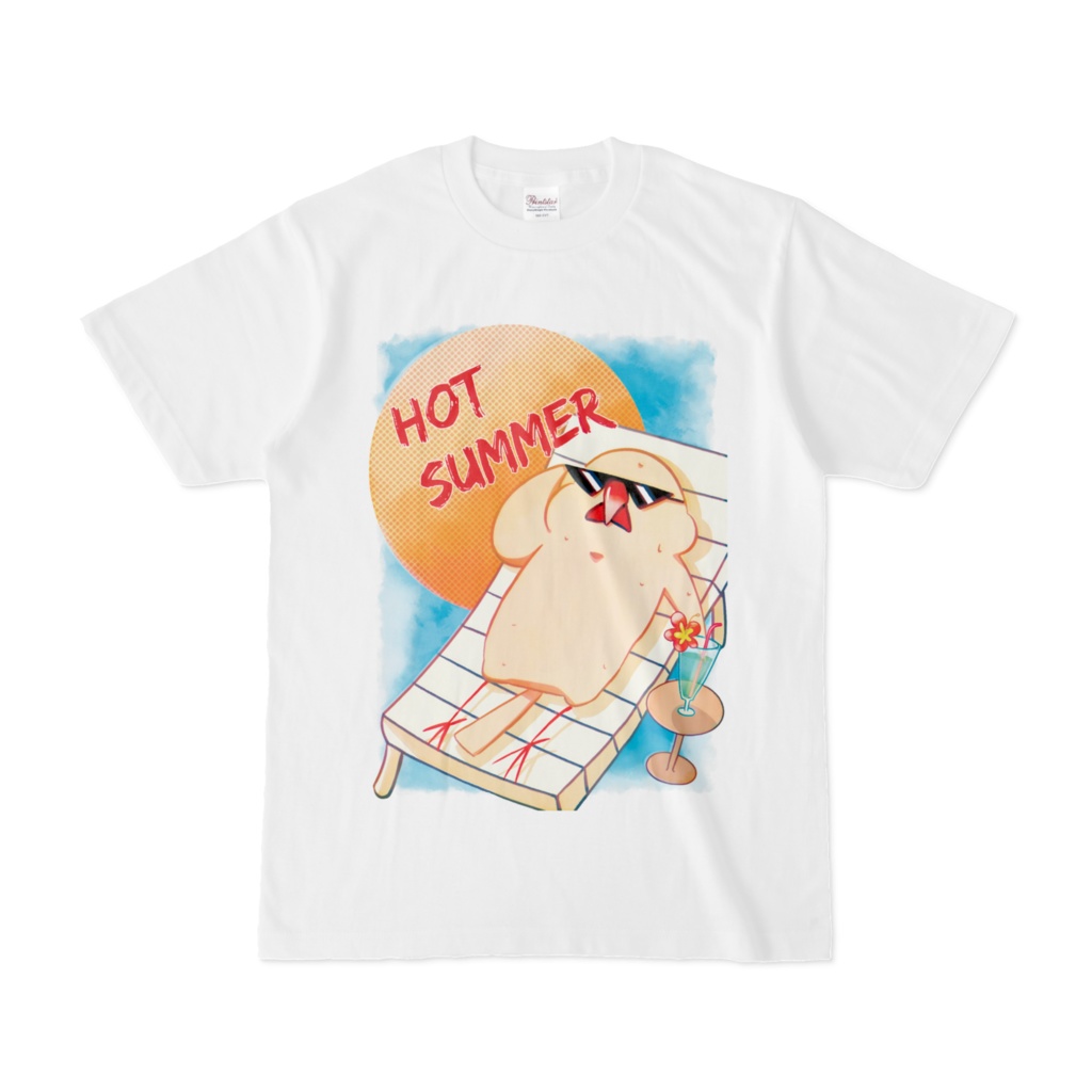 白文鳥Tシャツ(HOT SUMMER)