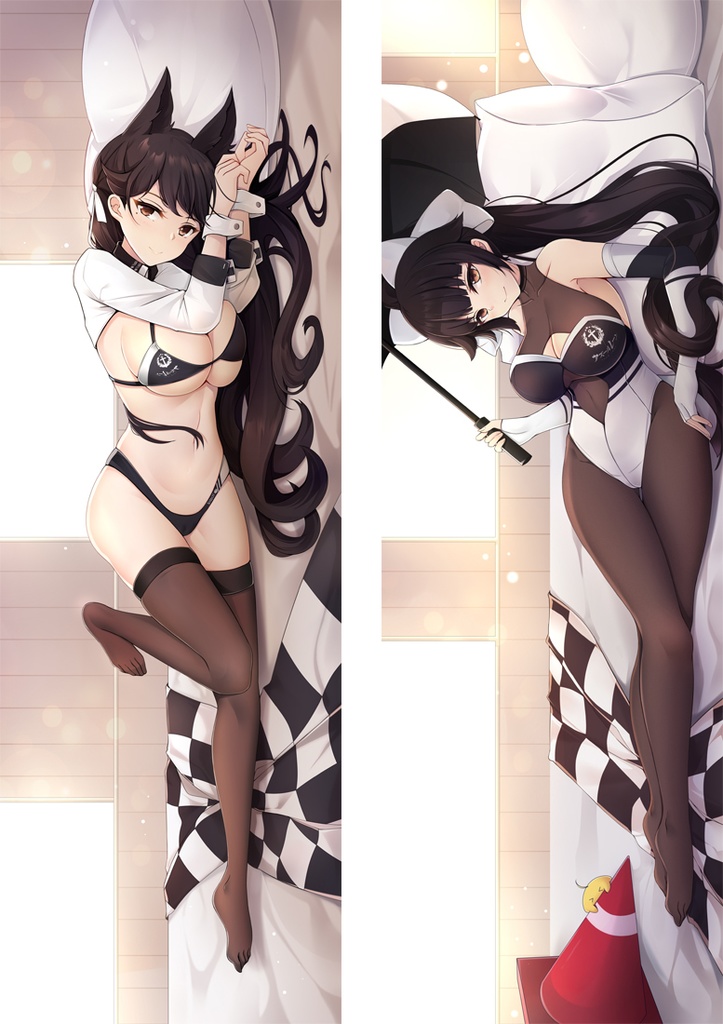 アズールレーン 高雄 爱宕  AzurLane IJN Takao&Atago 2WAY トリコット 抱き枕カバー