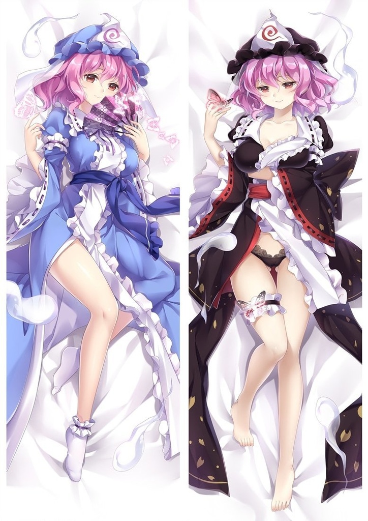 東方Project 西行寺幽々子 Yakumo Yukari 2WT 抱き枕カバー