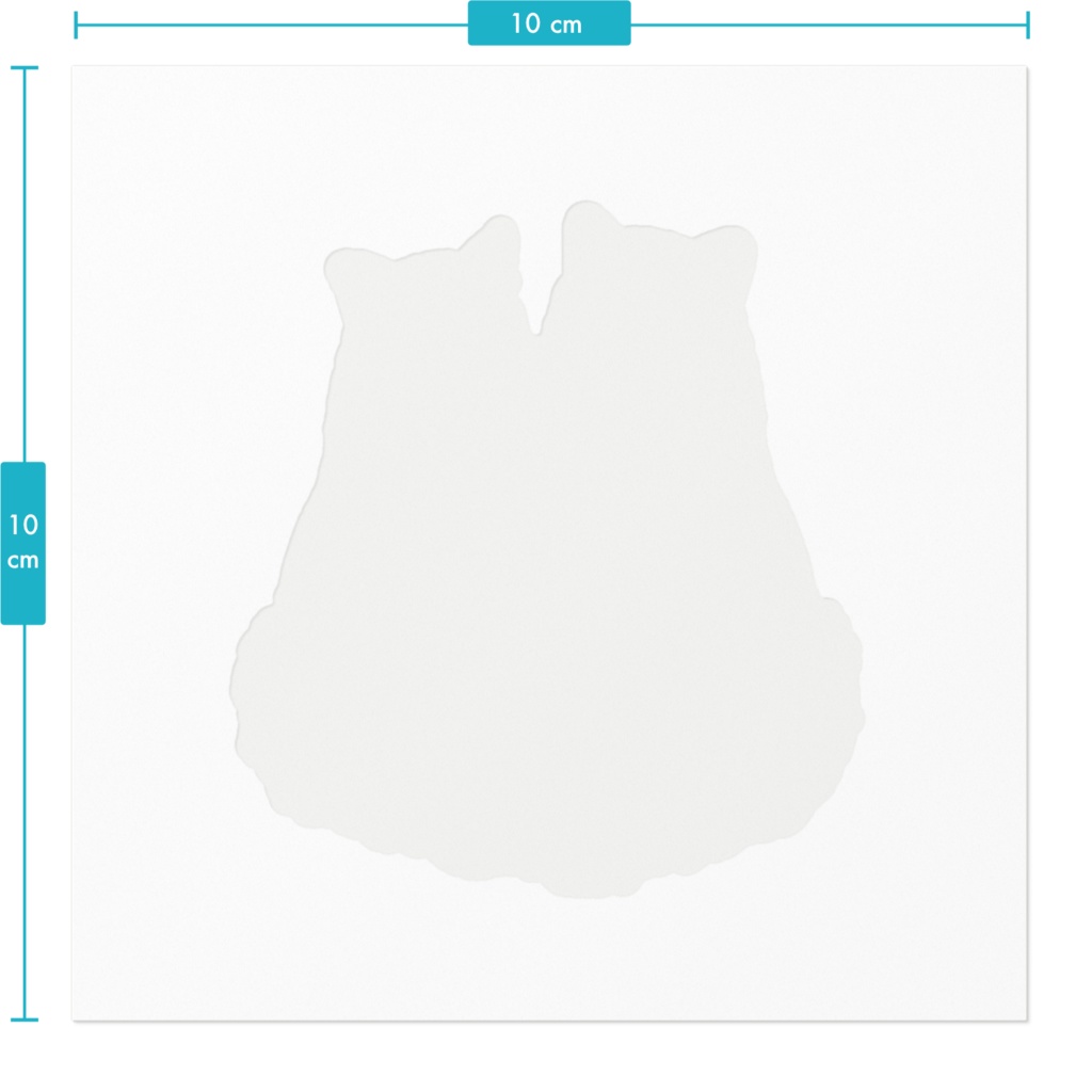 【1周年記念】めるあずステッカー(猫型)