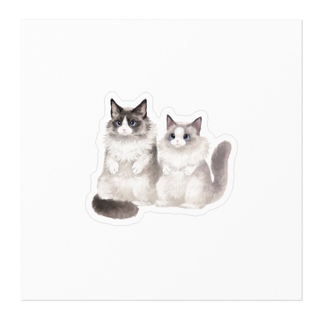 【2周年記念】ちょこっと!めるあずステッカー