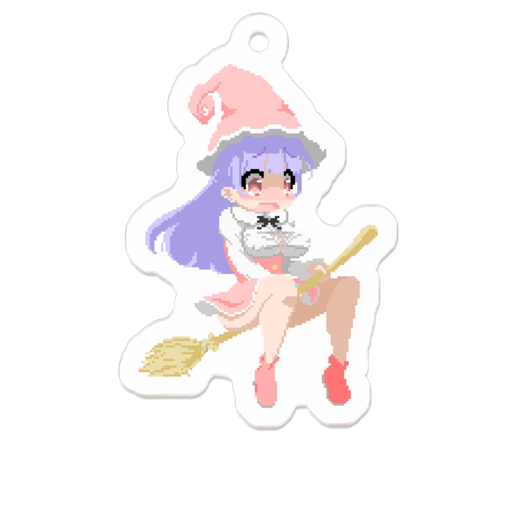 魔女ちゃんびっくり！アクリルキ－ホルダー
