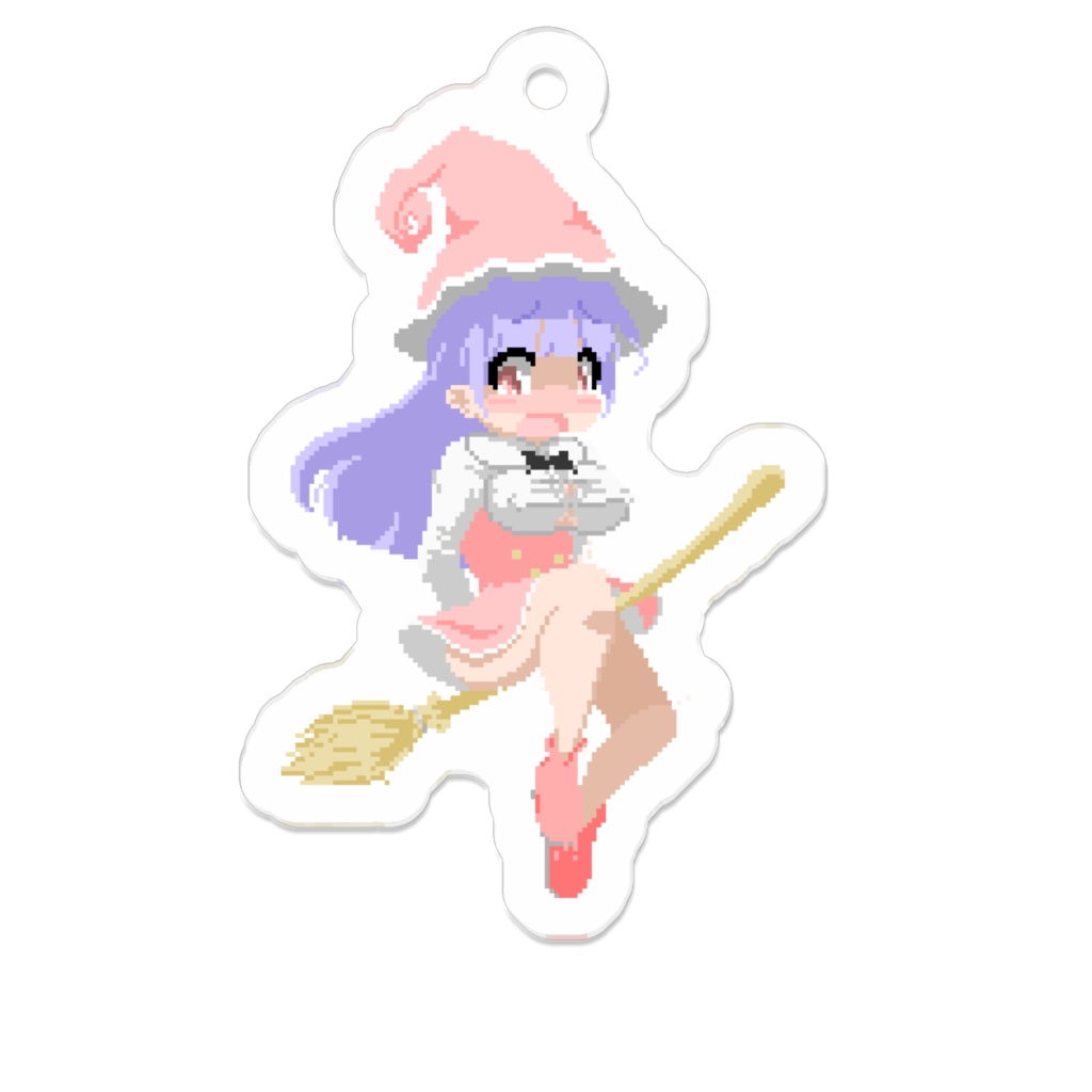 魔女ちゃんおおあわて？！アクリルキーホルダー