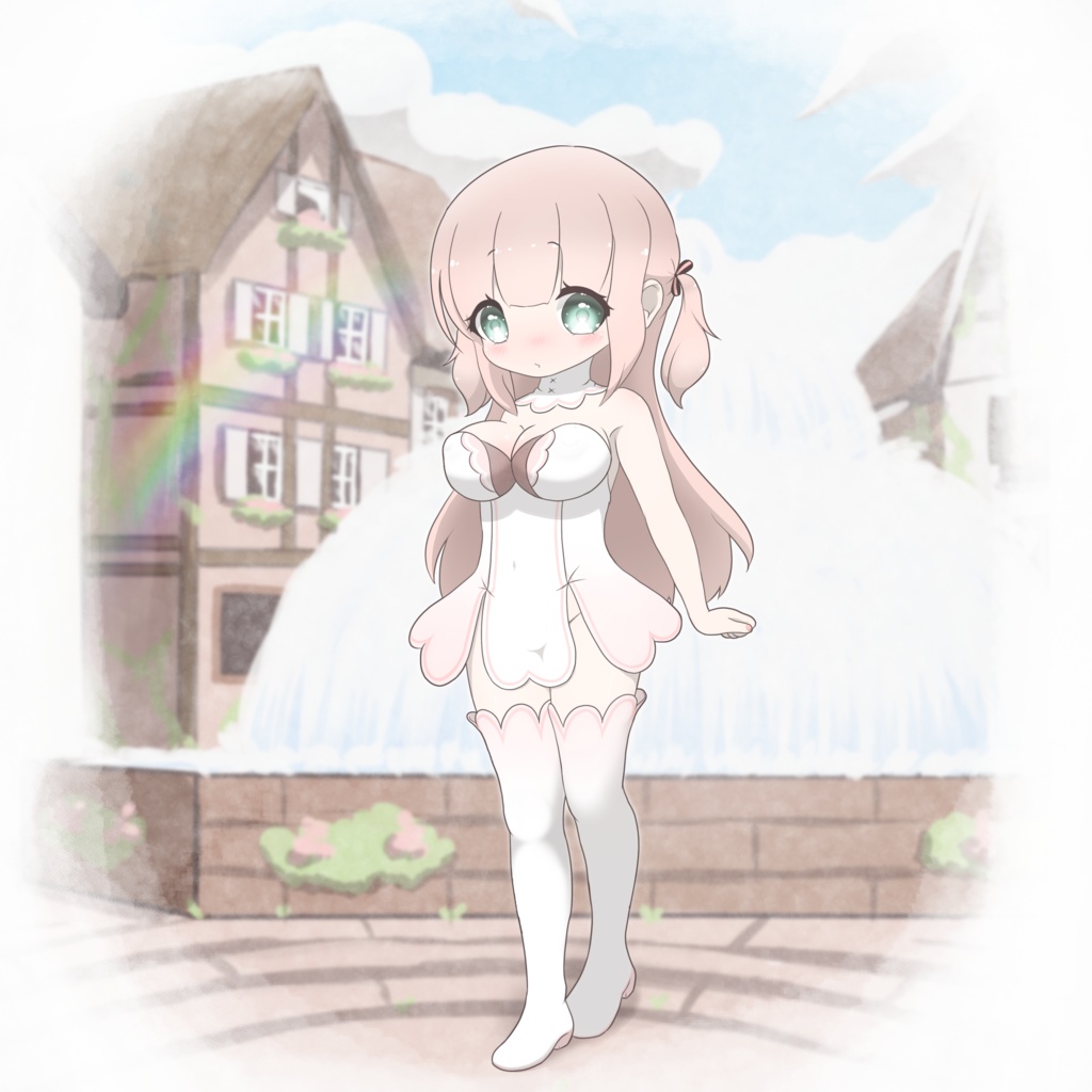 旅の女の子　アクリルフィギュア