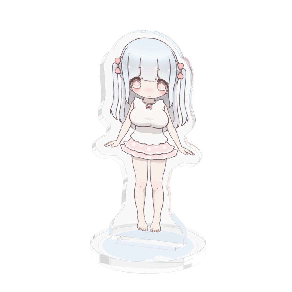 くぅちゃん(ライトブルー)　アクリルフィギュア