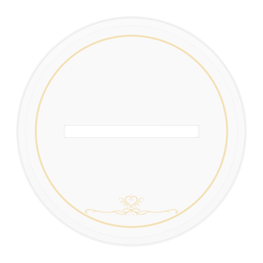 白い女の子 アクリルフィギュア