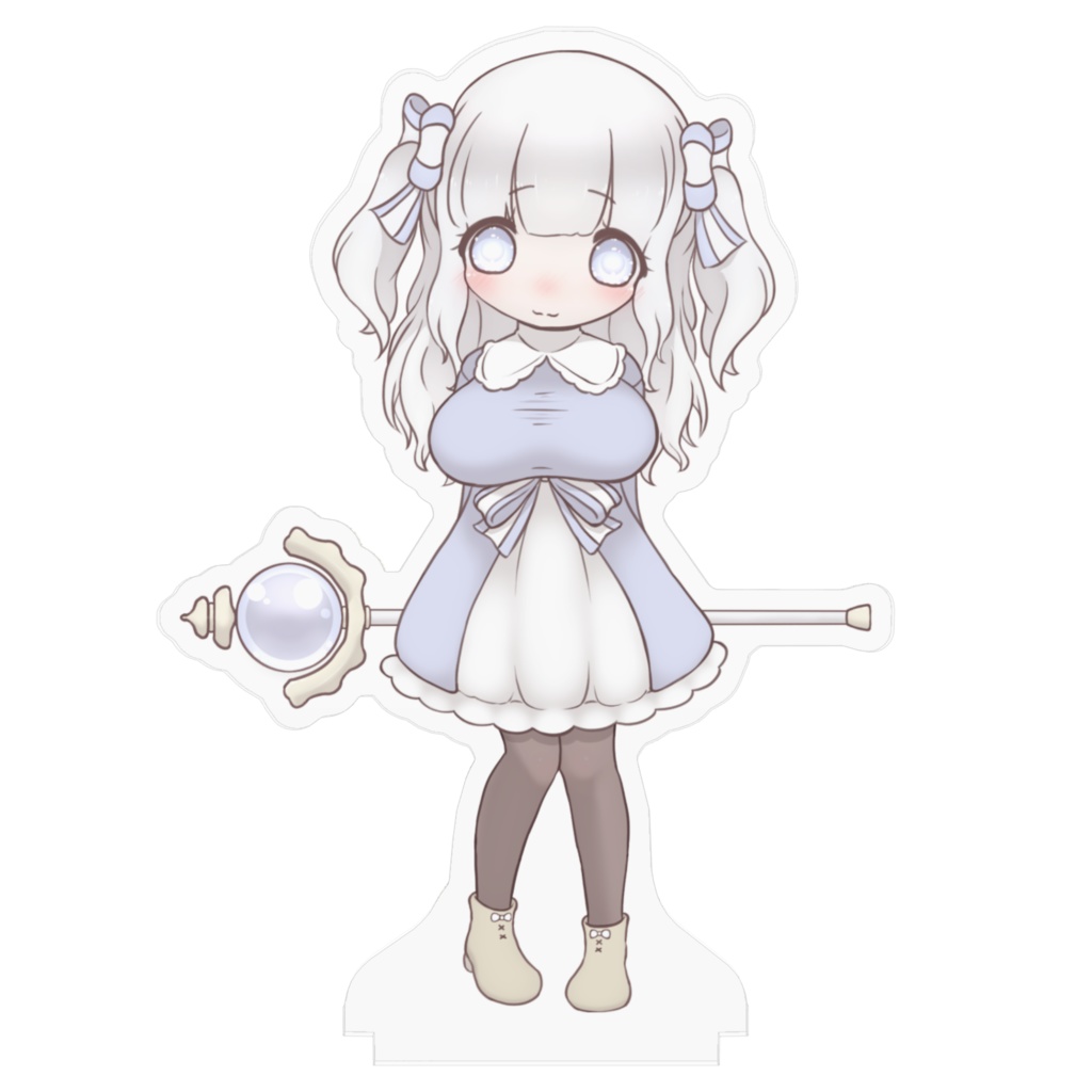 もこもこ魔法使いちゃん アクリルフィギュア