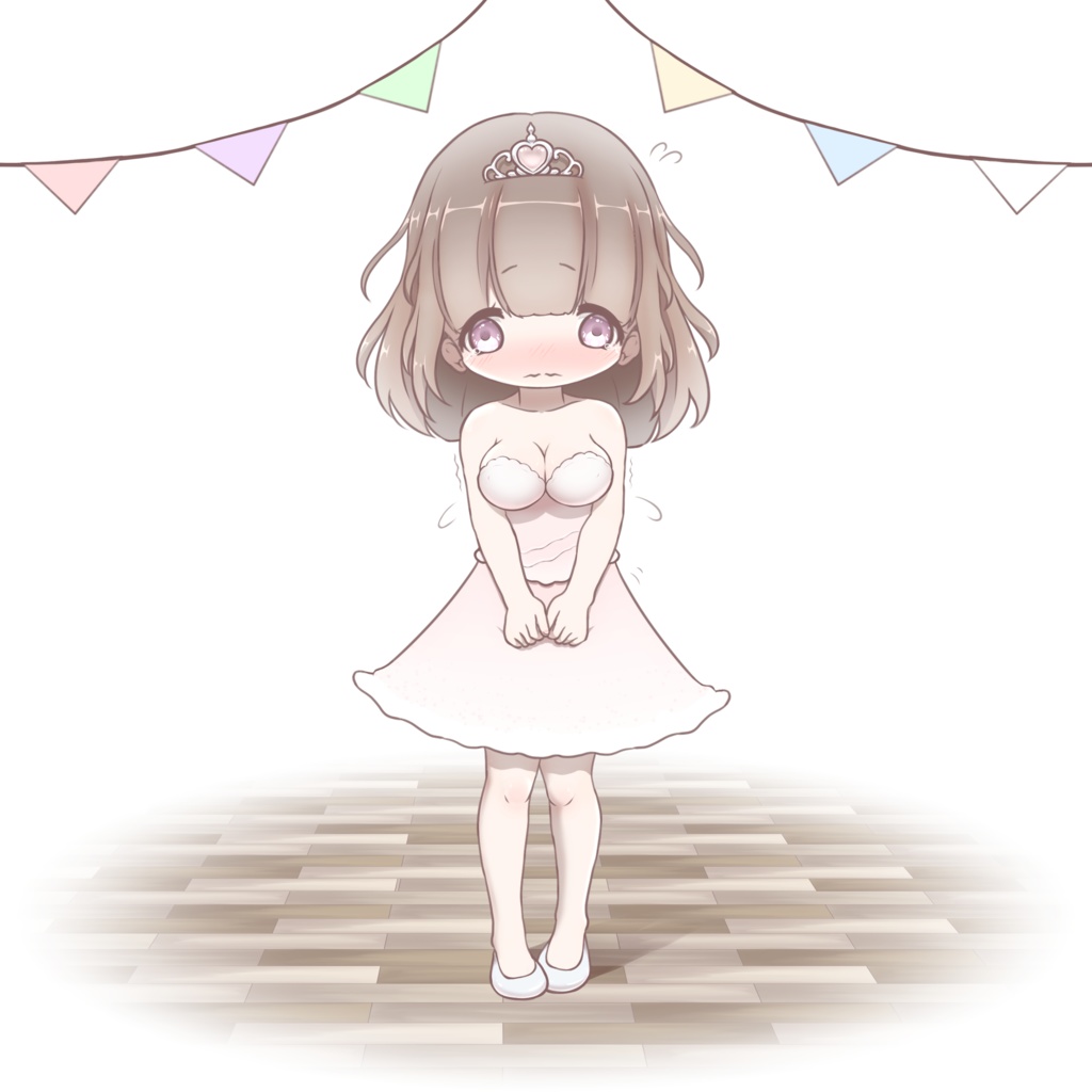 学芸会のプリンセス役 アクリルフィギュア