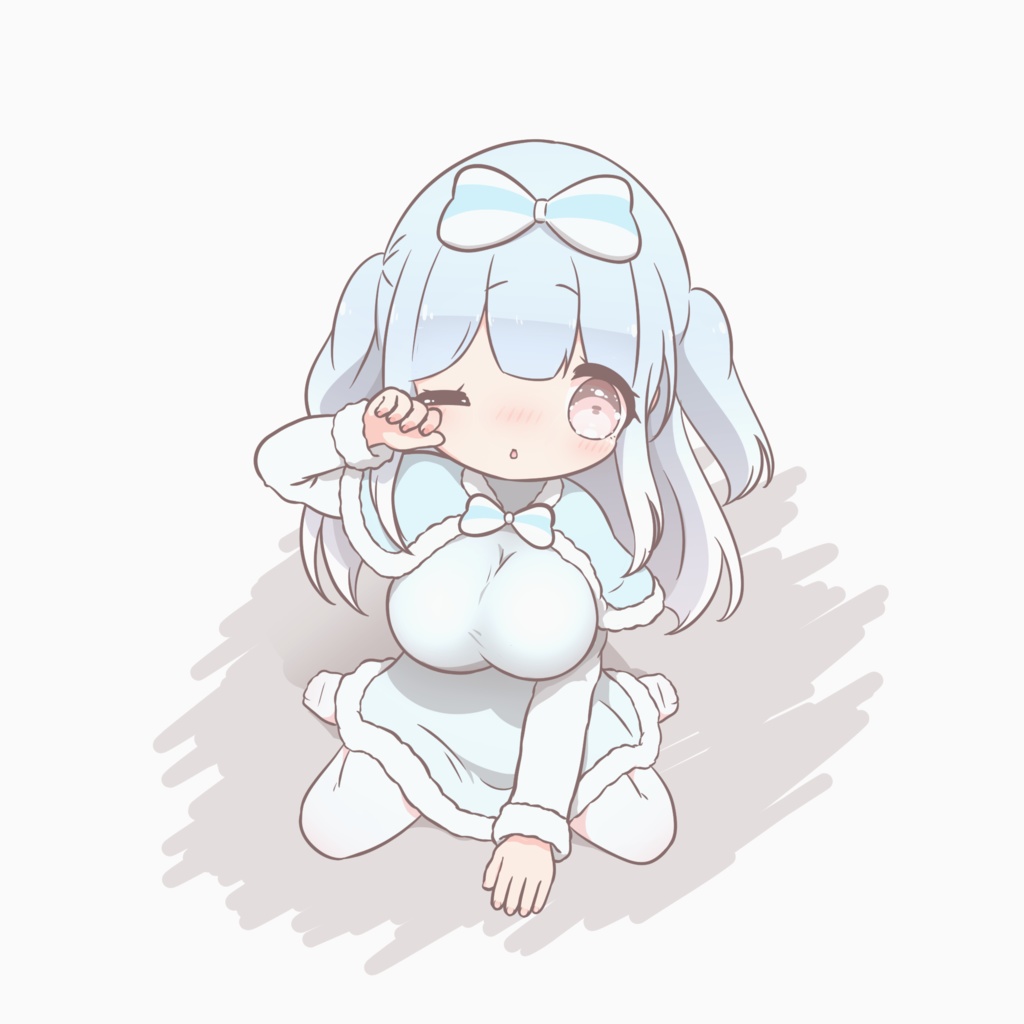 しろいくぅちゃん オーロラアクスタ