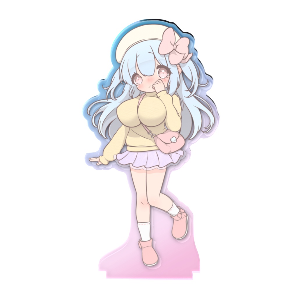 くぅちゃん 2月っぽいオーロラアクスタ