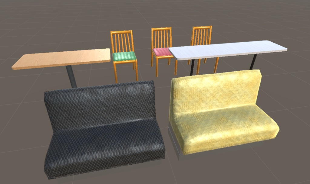 飲食店用 3Dモデル10種