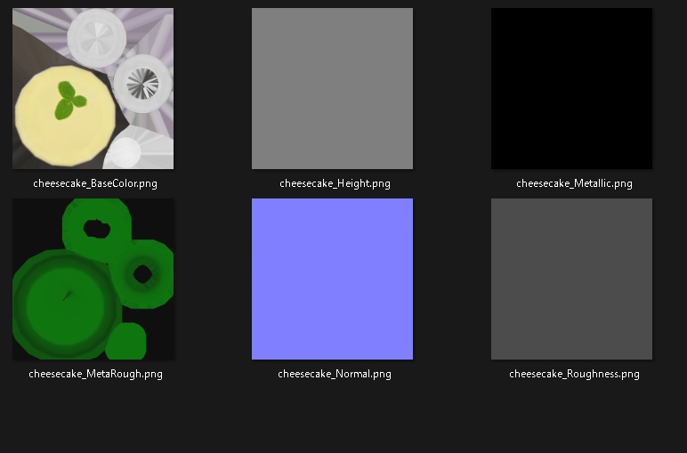 3D ケーキセット1