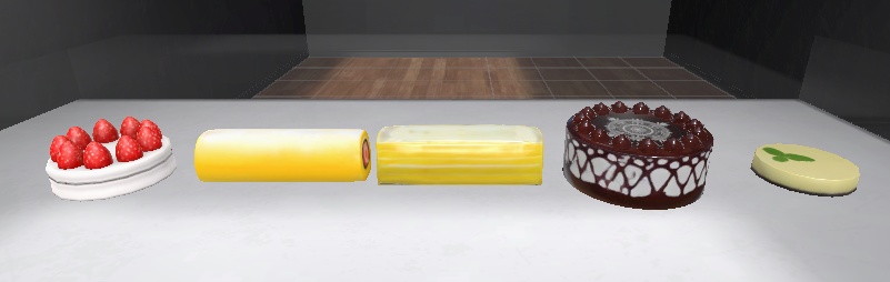 3D ケーキセット1