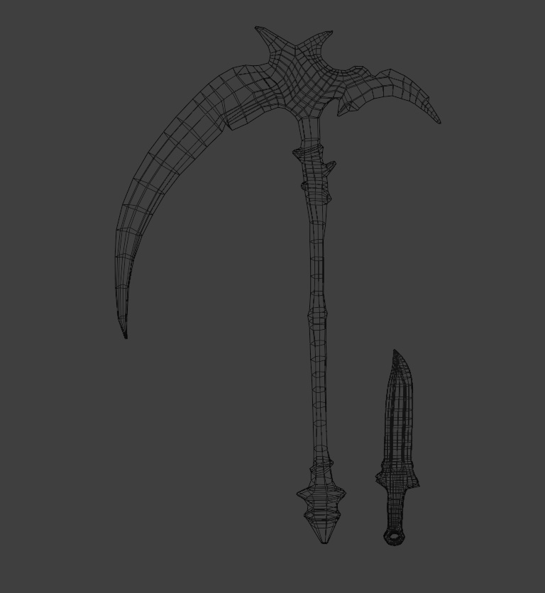 【無料】ファンタージ武器 3Dモデル