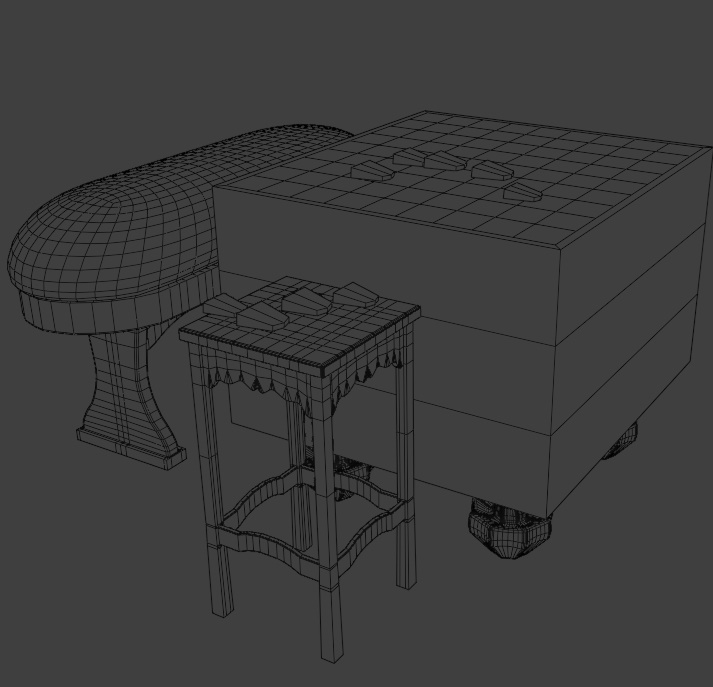 将棋セット3Dモデル
