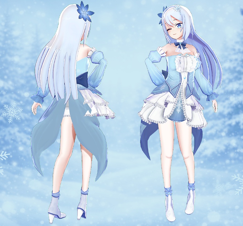 【◆販売記念セール◆】オリジナル3Dモデル『瑠璃』【VRChat向けアバター】