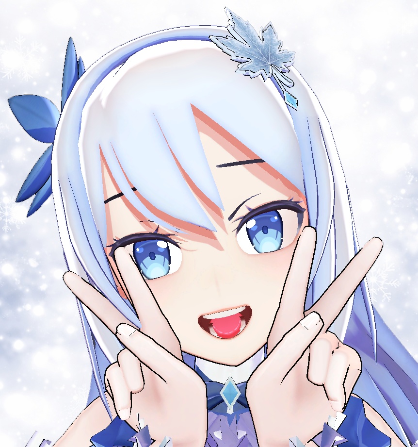 【◆販売記念セール◆】オリジナル3Dモデル『瑠璃』【VRChat向けアバター】