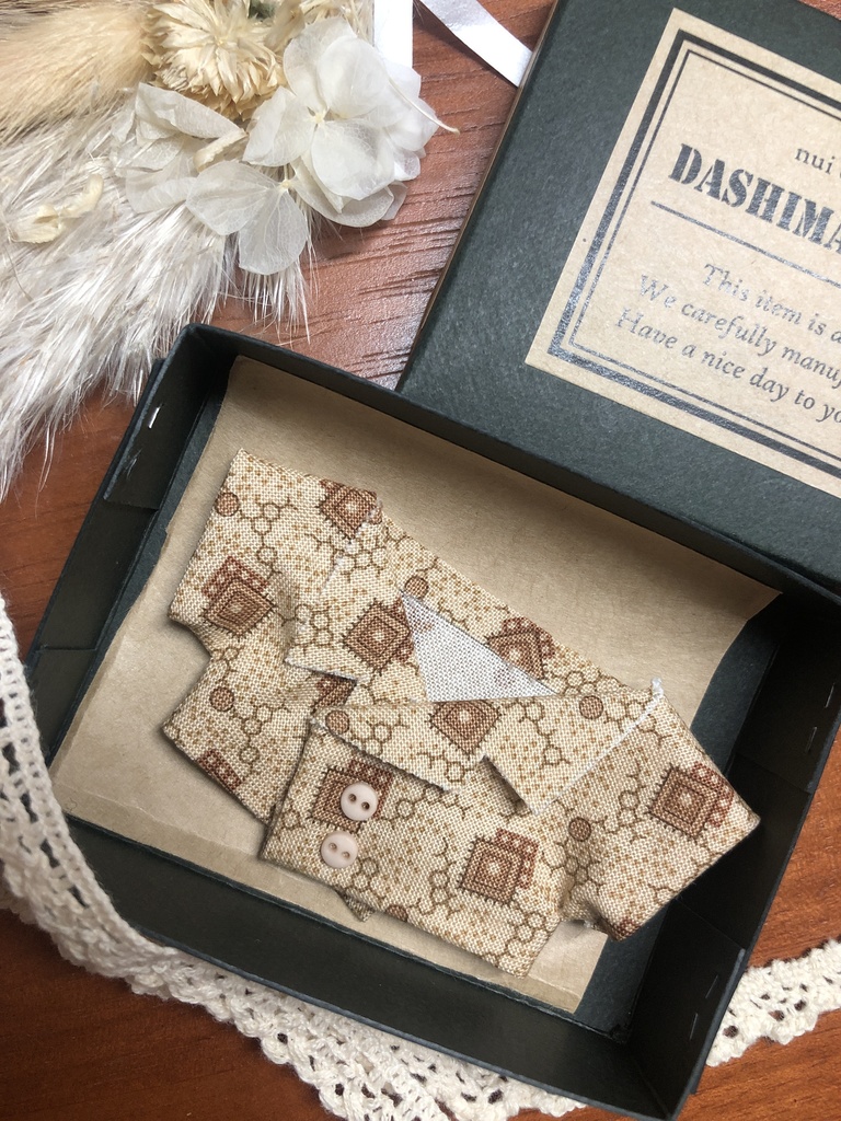 12センチぬいちゃん用⭐︎柄シャツ