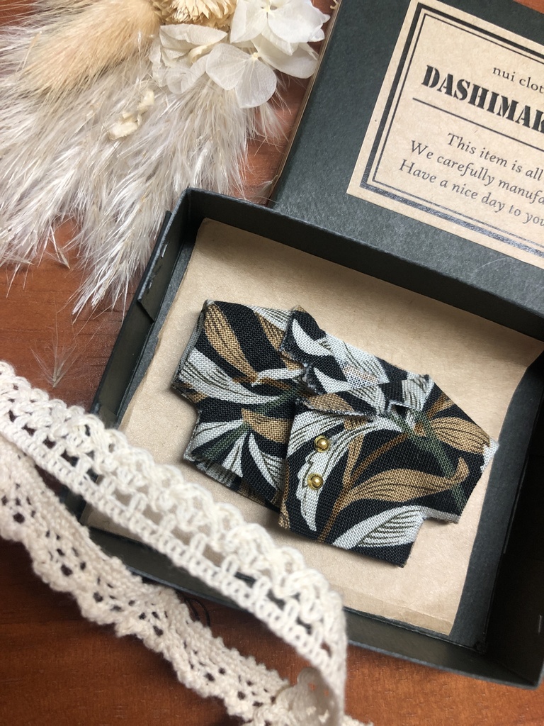 10センチぬいちゃん用柄シャツ