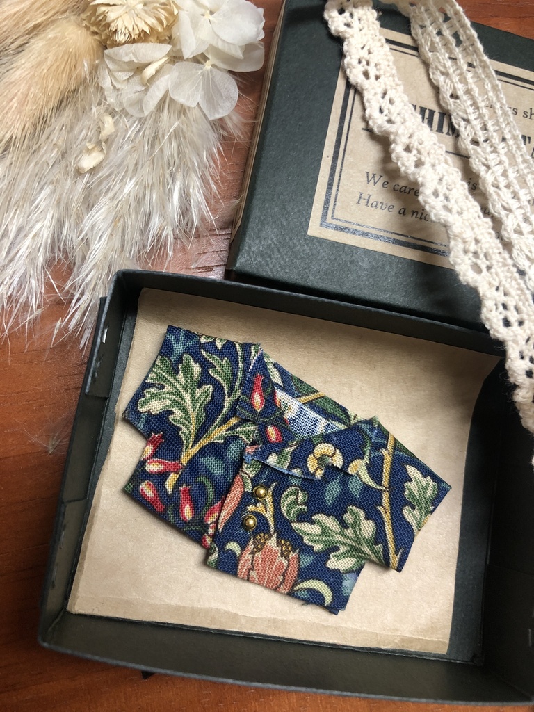 10センチぬいちゃん用柄シャツ