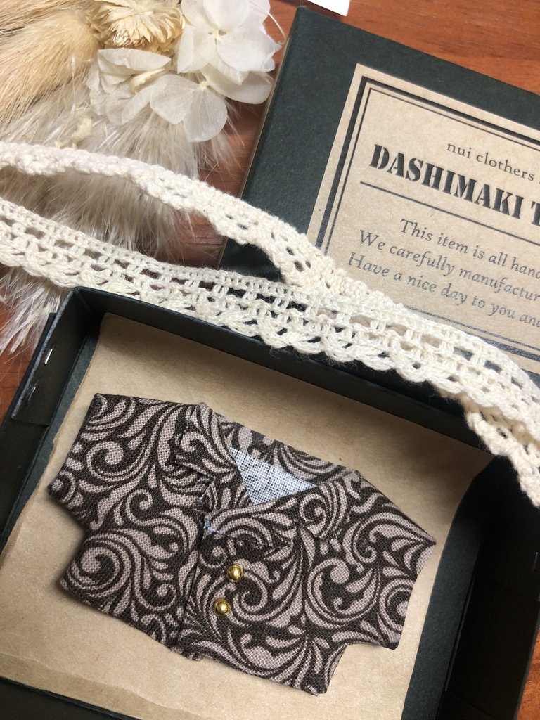 10センチぬいちゃん用柄シャツ