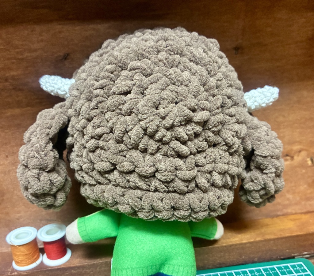 角つき犬耳ボンネット帽子