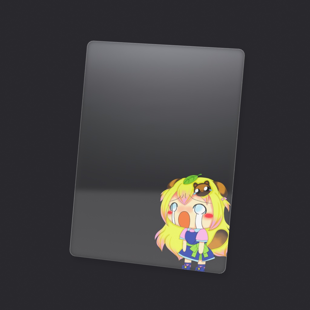 【お誕生日記念】オリジナルカード(デフォルメ泣)